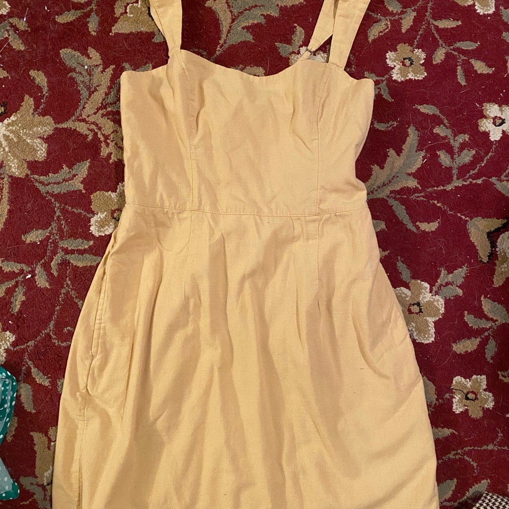 Abercrombie & Fitch Tan Mini Dress